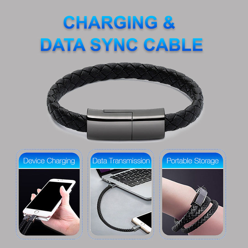 2-in-1 Portable Bracelet Charger