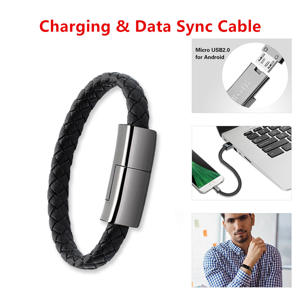 2-in-1 Portable Bracelet Charger
